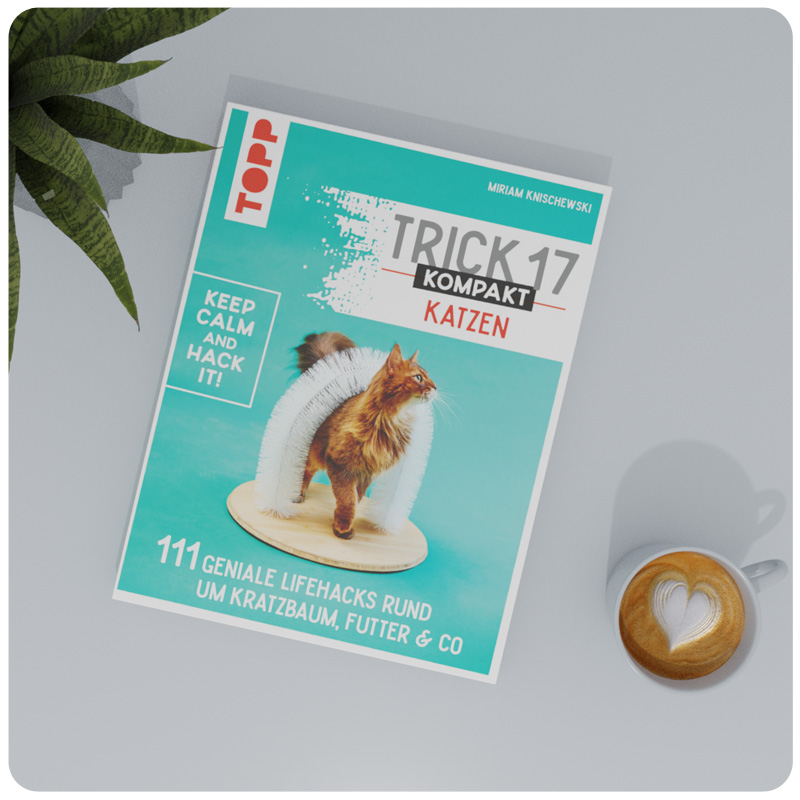 Das Foto zeigt das Buch Trick 17 kompakt Katzen