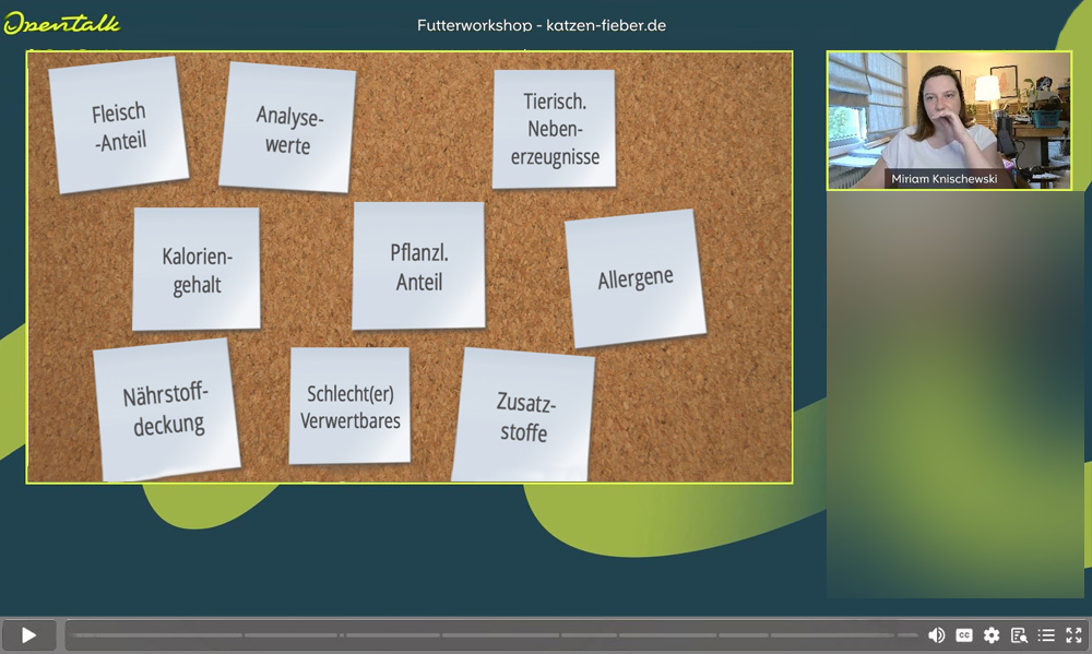 Aus dem letzten Workshop: Was können wir über Futter wissen und was nicht?